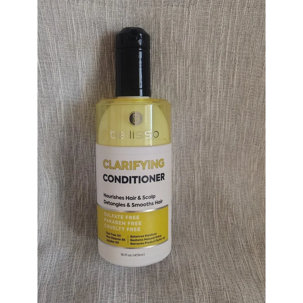 Bellisso Clarifying Hair Conditioner 16oz Sulfate Free Detox Oily Scalp Care NEW